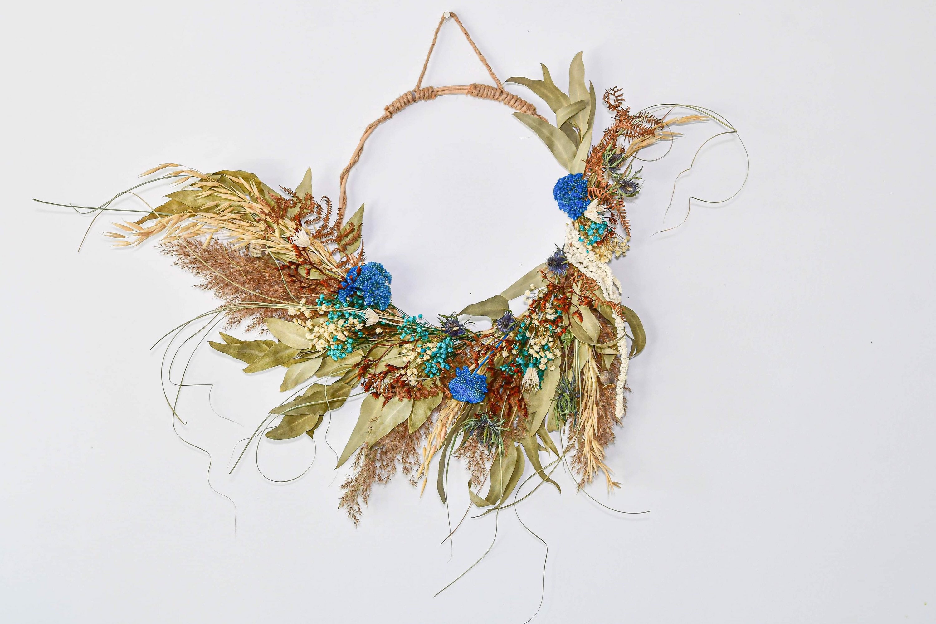 Couronne Fleurs Séchées