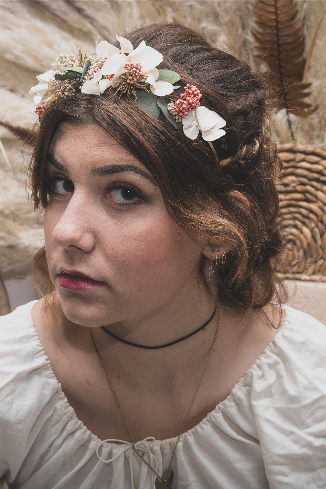 DEGUISE TOI - Bandeau Couronne de Laurier dorée Adulte - Serre-tête