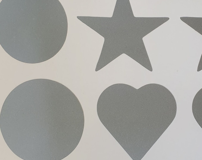 Reflektor Bügelbild Würfel – Silber, 5 Cm & 4,5 Cm, Für Mehr Sichtbarkeit Auf Kleidung & Textilien