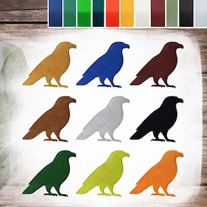 4 pegatinas textiles, parche de reparación con forma de pájaro/águila, autoadhesivas, reflectantes/de color, de nailon, parches, pegatinas de seguridad