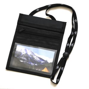 everest1953 sunwallet borsttas borstveilige borsttas schoudertas outdoor zwart