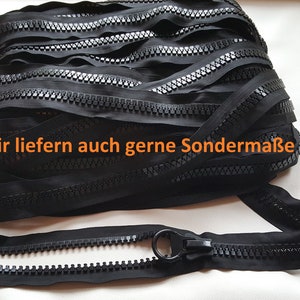 Jumbo Reißverschlüsse 14 mm grob für große Taschen etc. teilbar 60 70 80 90 100 120 ... Bild 8