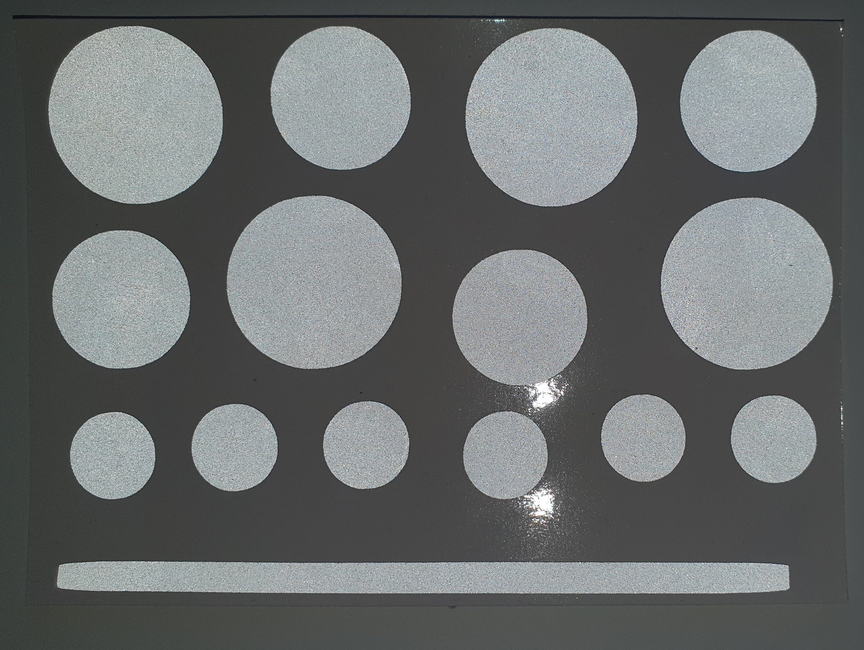 Parches Reflectantes Termoadhesivos Para Ropa - Tiras De Seguridad, Lavables, Tamaño 20x125 Mm