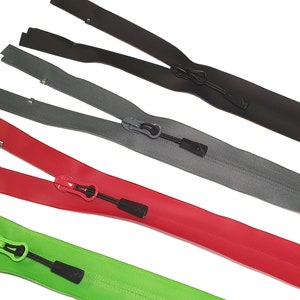 Zipper waterproof divisible with pendant black red green grey TPU 50 55 60 65 70 75 80 85 90 100 110 matt
