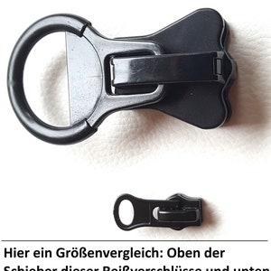 Ersatz Schieber für Jumbo Reißverschlüsse 14 mm 20 Zoll Bild 2