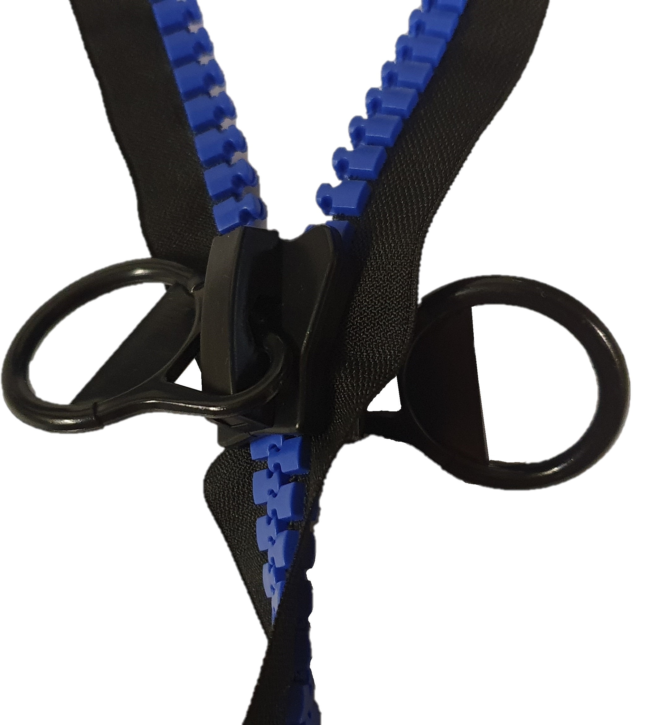 MebuZip #10 Fermetures éclair En Plastique Robuste Avec Double Languette De Traction Pour Sac De Couchage, Bateau, Toile, Housse, Trampoline, Lit Pour Chien, Tente (noir