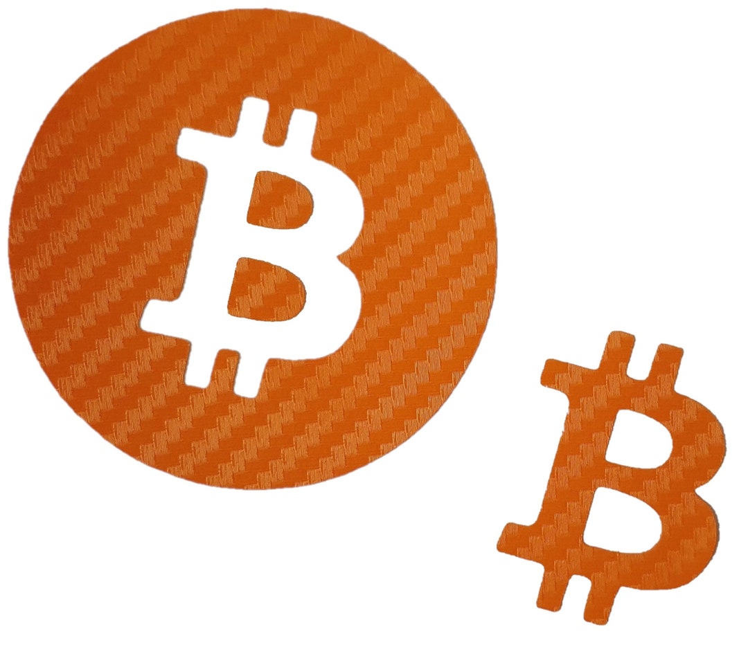 BITCOIN Sticker Made of Carbon Foil Ø 65mm Super Material BTC Sticker Car  Sticker Outdoor 0.2mm Thick UV Protection Heat Protection - Etsy