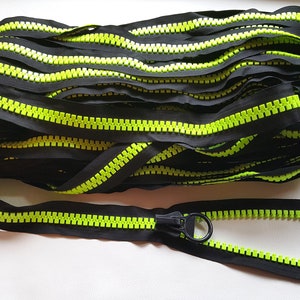 Jumbo zippers 14 mm coarse for large bags etc. divisible 60 70 80 90 100 120 ... image 7