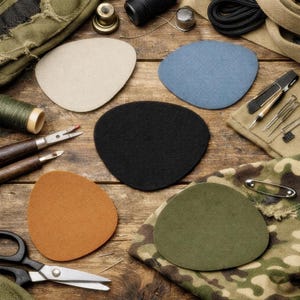 Patch de réparation, lot de 7, patch de réparation autocollant en pierre, autocollants de réparation, autocollants en nylon