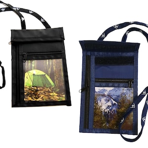 everest1953 zip neck pouch chest safe chest bag shoulder bag outdoor black blue