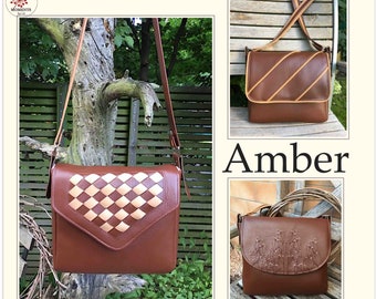 AMBER Messenger Bag - PDF Sewing Pattern - ENGLISH