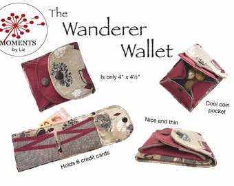 Wanderer Wallet - PDF Sewing Pattern - English