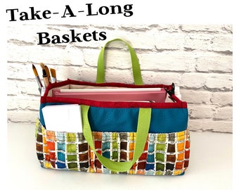 Take-A-Long Baskets PDF Sewing Pattern ENGLISH