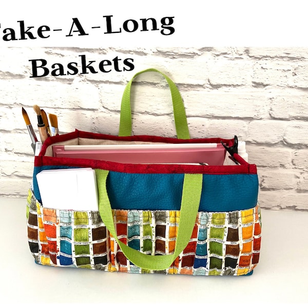 Take-A-Long Baskets PDF Sewing Pattern ENGLISH