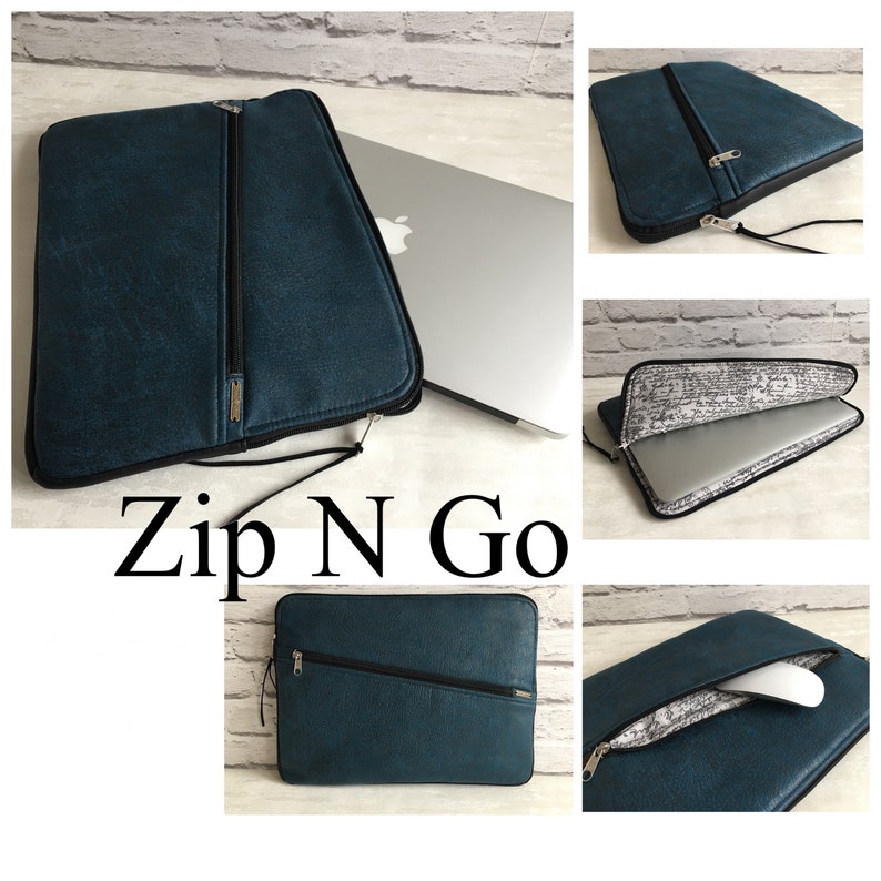Zip N Go Laptop Case PDF Sewing Pattern ENGLISH image 8