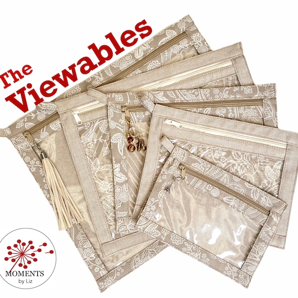 VIEWABLES Pouches - PDF Sewing pattern - ENGLISH