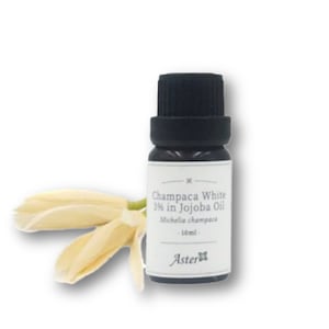 3% White Champaca Absolute (Michelia champaca) in Organic Jojoba Oil (Simmondsia chinensis)