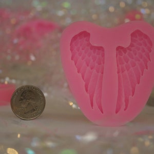 ANGEL WINGS Resin Mold, Silicone Mold, fondant cake decorating, gum paste and chocolate mold, cupcake baking tools, polymer clay, cabochons.