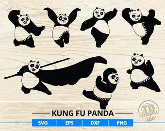 Kung Fu Silhouette Etsy