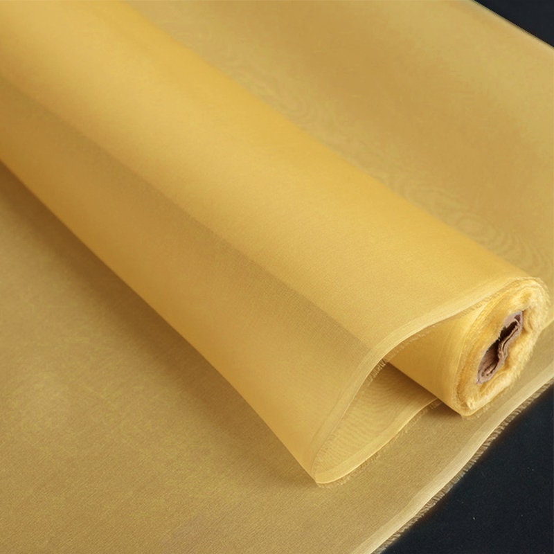 100 Silk Organza Fabric Sold by the Yard 5mm 140cm Width Etsy UK