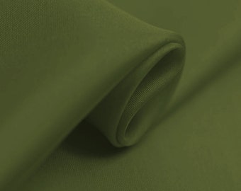 100% pure silk 8mm silk habotai  fabric army green color silk fabric 114cm width for dress, shirts, DIY handmade, linging silk fabric