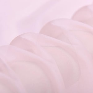 100% silk chiffon fabric sold by the yard 6mm 140cm 54&quot; width baby pink color for wedding dress bridal transparent silk fabric