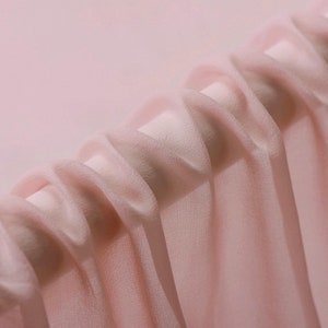100% silk 10mm silk georgette fabric dark pink color 140cm width for dress, DIY handmade sell by the yards chines silk fabric supplier
