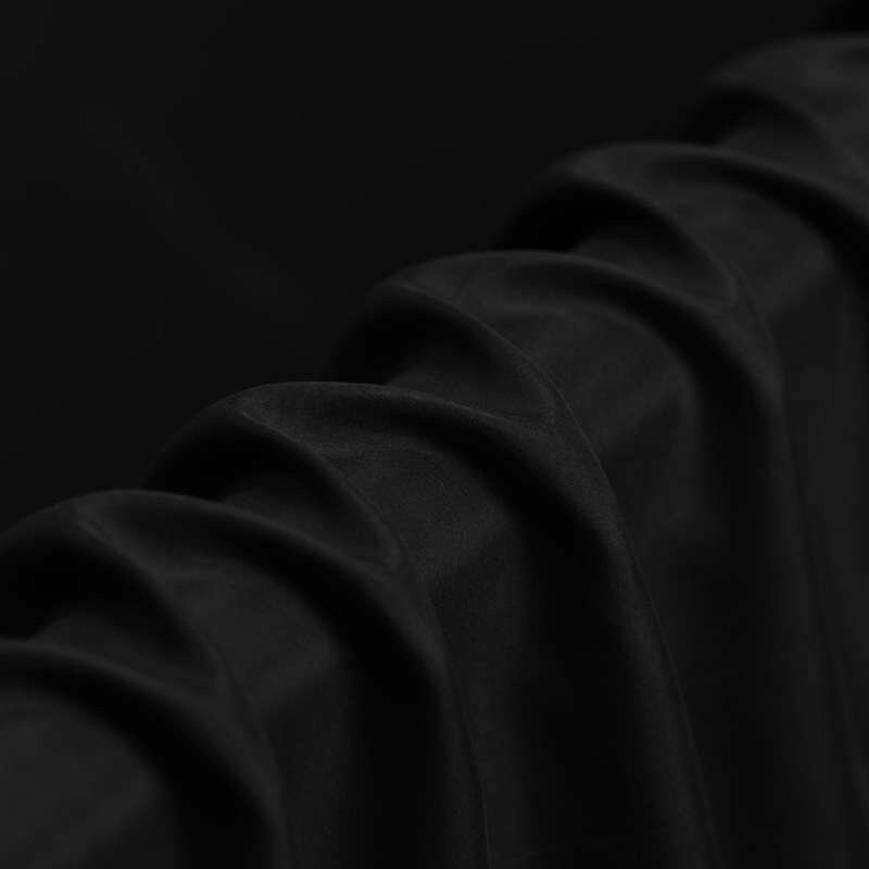 100% Silk 8mm Silk Habotai Fabric Black Color Silk Fabric - Etsy