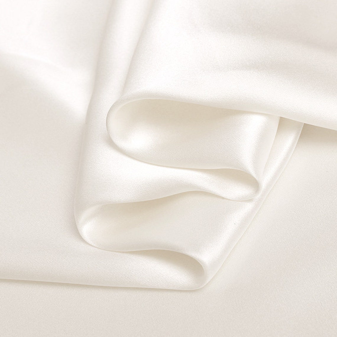 Ivory Silk Fabric 19mm Silk Satin Fabric 19mm Silk Charmeuse Etsy UK