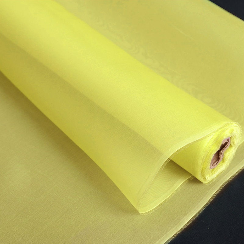 100 Silk Organza Fabric Sold by the Yard 5mm 140cm Width Etsy UK