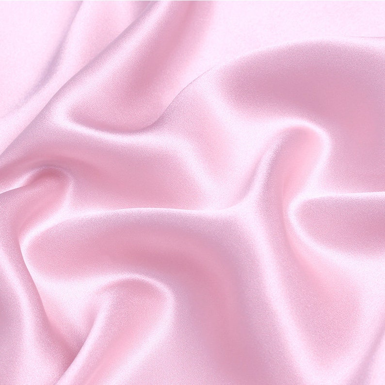 100 Baby Pink Silk Fabric 30mm Silk Satin Fabric Silk Etsy