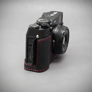 LIM'S Genuine Italy Leather Camera Half Case & Morocco