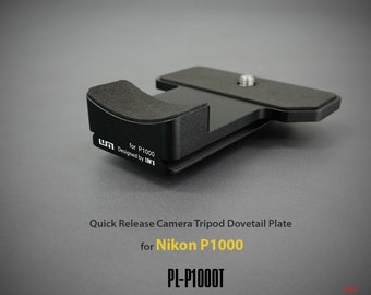 Piastra a coda di rondine per treppiede per fotocamera a sgancio rapido LIM per piastra Nikon P1000