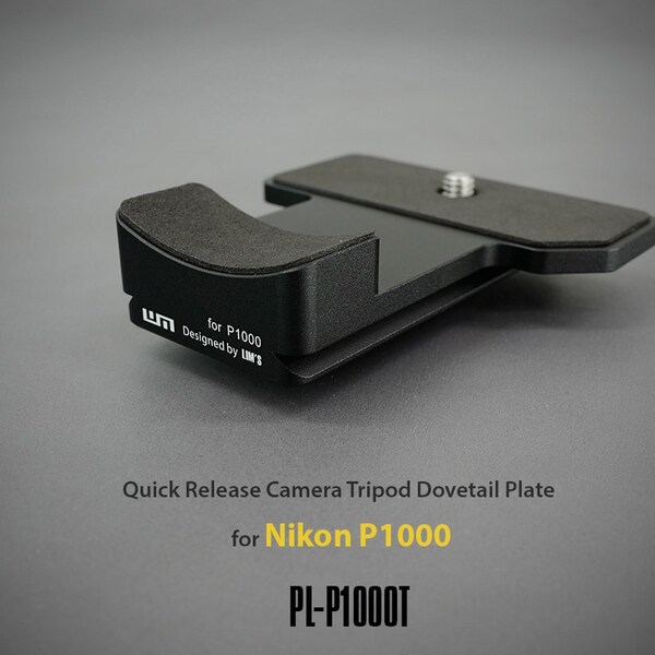 Piastra a coda di rondine per treppiede per fotocamera a sgancio rapido LIM per piastra Nikon P1000