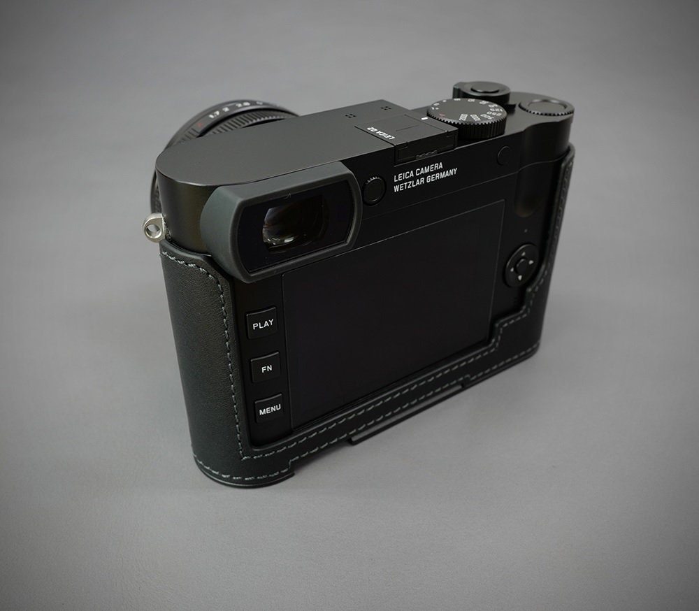 LIM'S Genuine Leather Camera Half Case Metal Grip Dovetail - Etsy