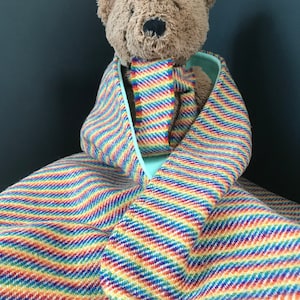 Baby blanket with teddy