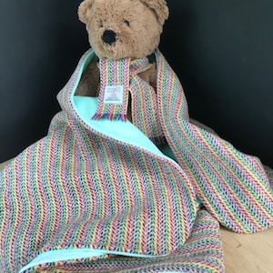 Baby blanket with teddy