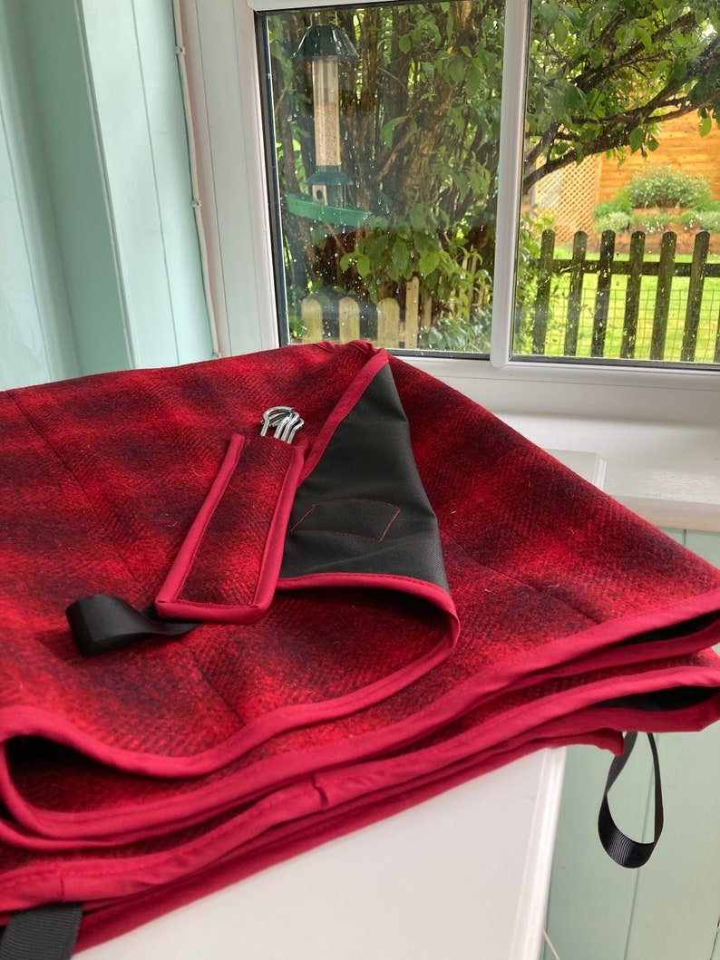 Harris Tweed Picnic Rug - Thumbnail 3