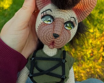 Fursona Soldier Cat, Anthro Doll, Furry Plush, Nsfw, Yiff, Adult