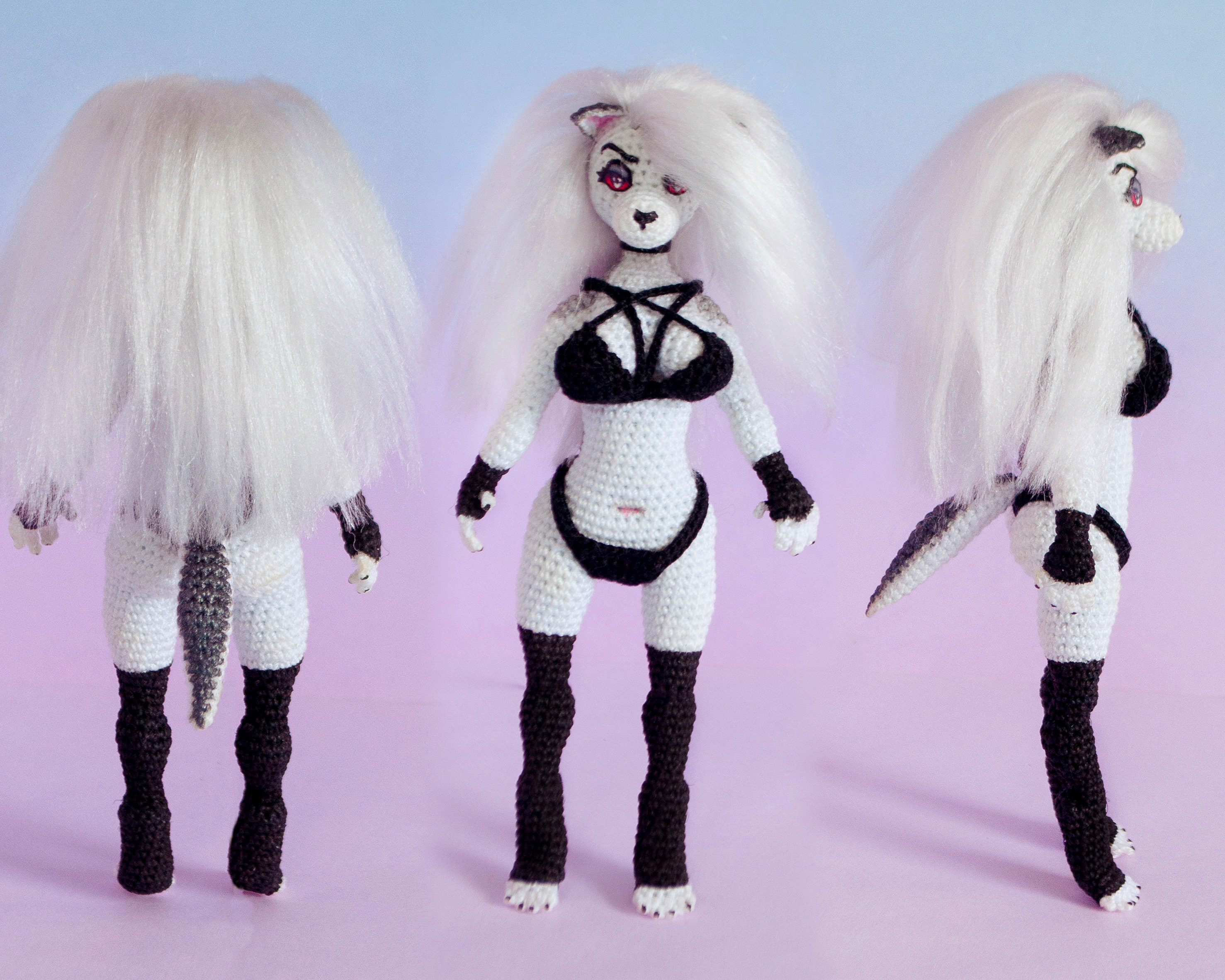 Custom Loona Wolf Doll , Yiff, Anthro Art Doll, Nsfw Plush, Custom Furry  Plus, Uncensored Furry