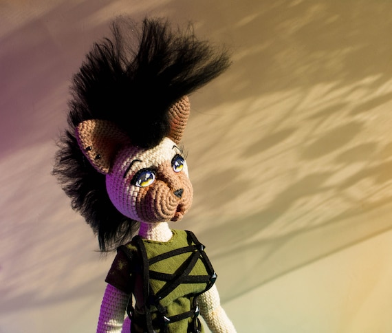 Fursona Soldier Cat, Anthro Doll, Furry Plush, Nsfw, Yiff, Adult