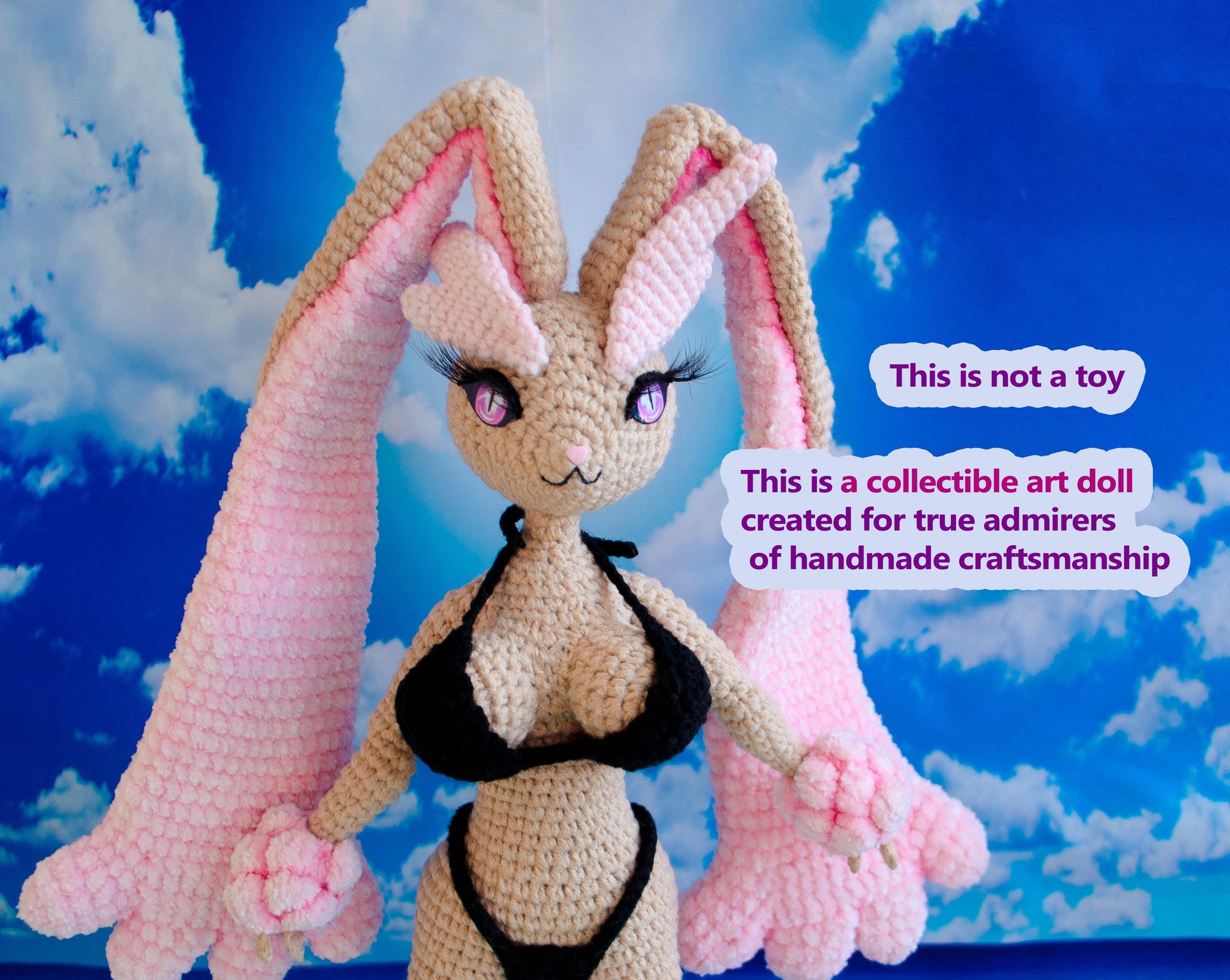 Shiny Lopunny Furry Doll: Anthro Female Art Plush, Fantasy Bunny Creatures - Etsy Shiny Lopunny Furry Doll: Anthro Female Art Plush, Fantasy Bunny Creatures - Etsy