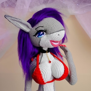Furry Shark doll, plushie shark toy, custom furry plush