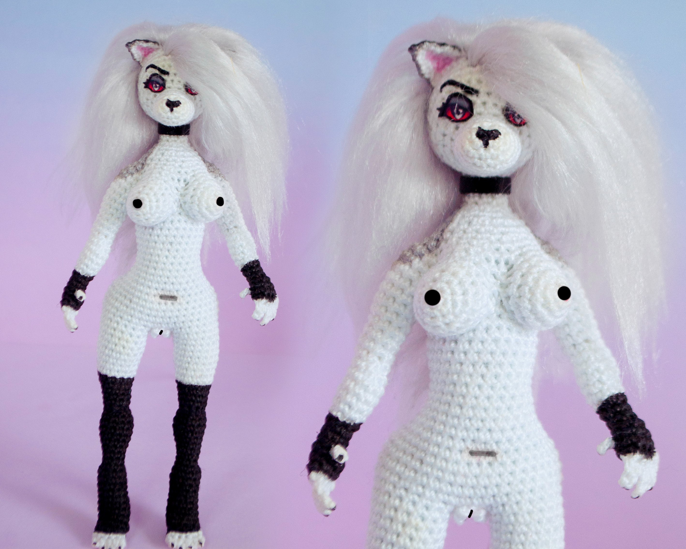 Custom Loona Wolf Doll , Yiff, Anthro Art Doll, Nsfw Plush, Custom Furry  Plus, Uncensored Furry - Etsy