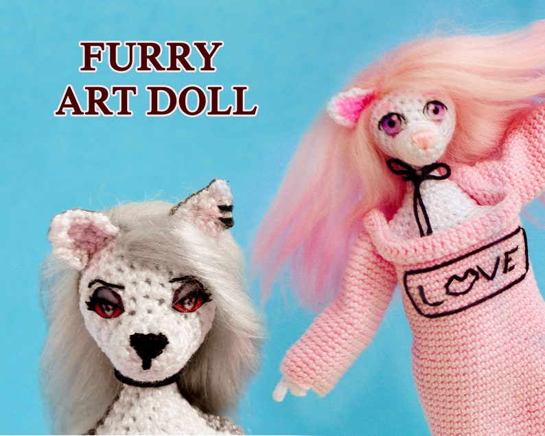 Furry Custom wolf doll, Loona doll,  yiff, anthro art doll, Furry nsfw 