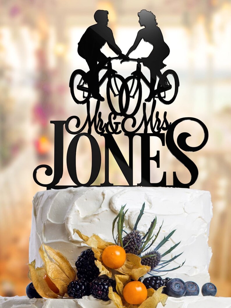 Bicycle Cake Topper Bicycle Wedding Cake Topper Bike Cake Etsy