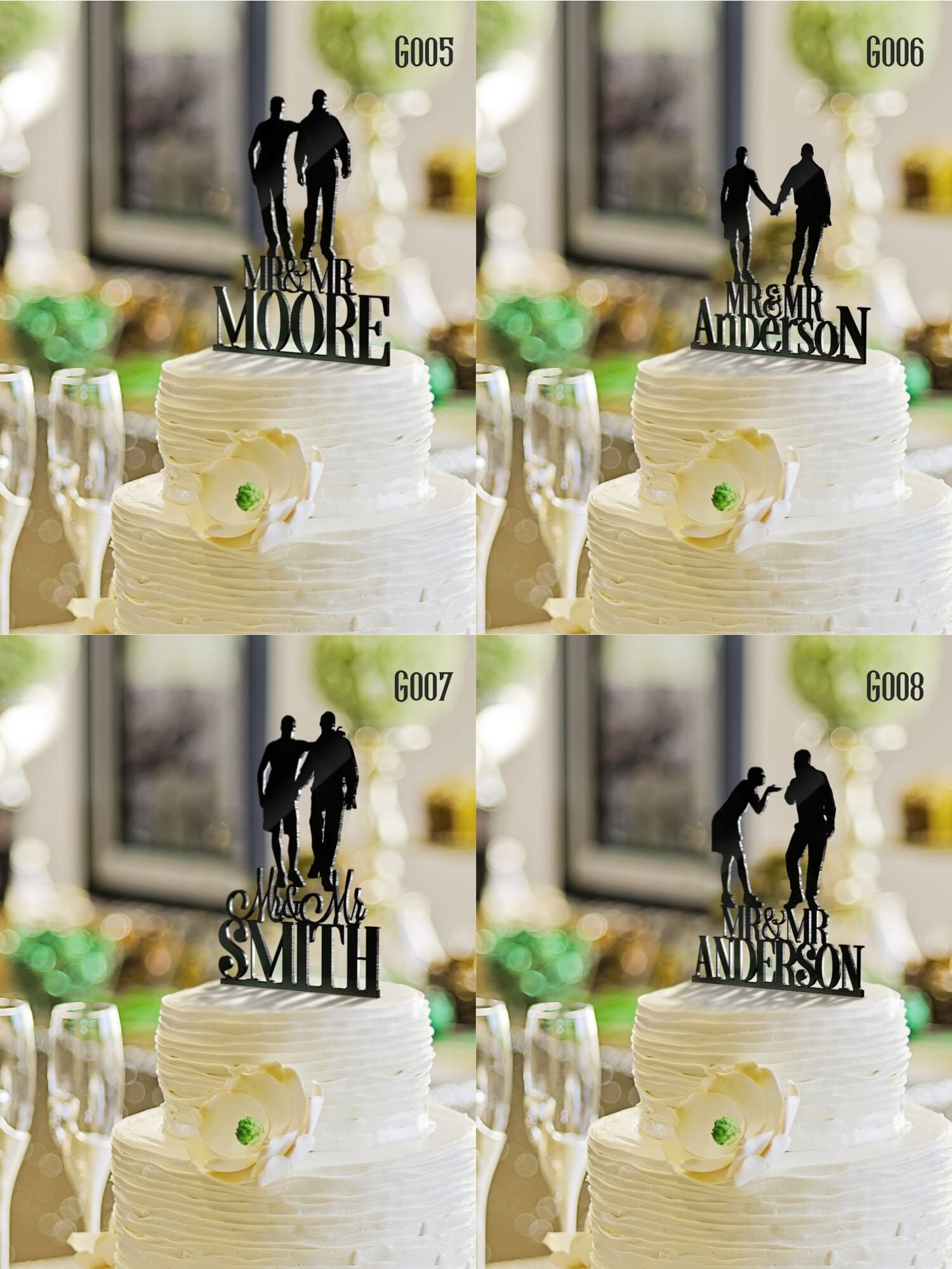 Gay Wedding Cake Topper Lgbt Wedding Same Sex Wedding Cake Etsy