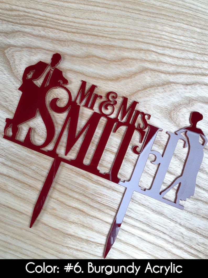 Elegant Lesbian cake topper love heart with names. Lesbian wedding cake topper. Mrs and Mrs cake topper. Bride and Bride cake topper. L005 image 8