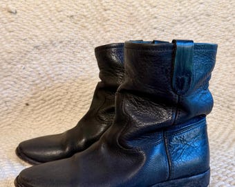 Stivali morbidi Jenny in pelle nera di Isabel Marant