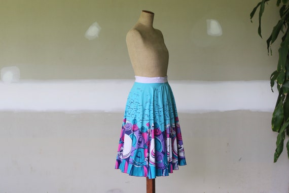 Vintage French Hat Skirt l Rockabilly Hippie Boho… - image 3